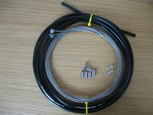 2 Metres Jagwire CGX-SL BRAKE OUTER CABLE + 2 STAINLESS STEEL MTB INNER CABLES - Picture 1 of 2