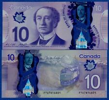 Canada $10 (2013) BC-70c / P-107c - UNC POLYMER NOTES (FTU)