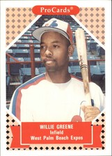 1991-92 ProCards Tomorrow's Heroes #263 Willie Greene