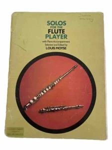 Solos For The Flute Player With Piano Accompaniment By Louis Moyse - Picture 1 of 4