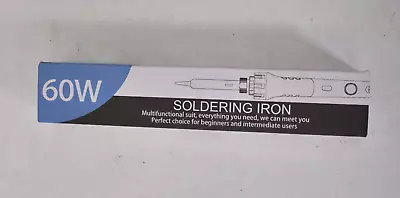 Meakest 50W Adjustable Temperature Soldering Iron Kit 9 In 1 w 5 Tips Stand Set - Image 1 of 4