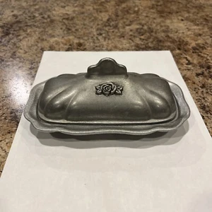 Carson Pewter Butter Dish Excellent Condition - Picture 1 of 7