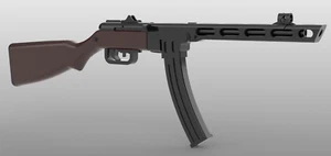 1/16 Scale Battleground PPSH-41 Submachine Gun - Box Magazine - Picture 1 of 2