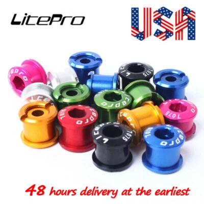 Litepro Single/Double/Triple Speed Bike Chainring Bolts Chain Ring Screws Bolts