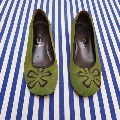 Süße Pumps von S Oliver, 38-38,5, grün / braun Foto 1 de 4