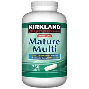Specially Formulated Mature Multi Vitamin Calcium for Strong Bones Teeth 250 50+ - Picture 1 of 7