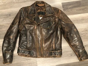 First Gear Hein Gericke Women Motorcycle Leather Jacket Size M - Picture 1 of 16