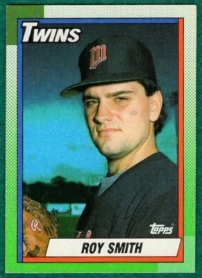 Roy Smith - 1990 Topps #672 - Minnesota Twins Baseball Card - Image 1 of 2