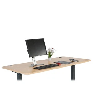 B-Ware Tischplatte MCW-D40 für Schreibtische, 160x80cm hellbraun - Bild 1 von 5