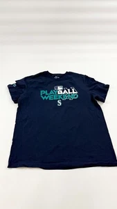Seattle Mariners Shirt Mens XL Blue Nike Baseball Sports Tee Play Ball Weekend - Picture 1 of 7