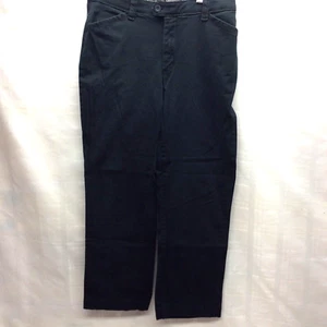 Lee Comfort Stretch Women's Size 12 12P Petite BLACK pants RN130273 - Picture 1 of 10
