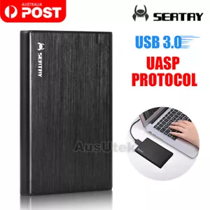 Aluminium 2.5 SATA to USB 3.0 Hard Drive Enclosure Case for Laptop HDD SSD UASP - Picture 1 of 9