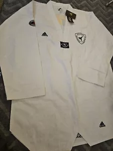 Adidas Karate Martial Arts Uniform Jacket Only Size 8 (220 cm) Korea Taekwondo - Picture 1 of 16
