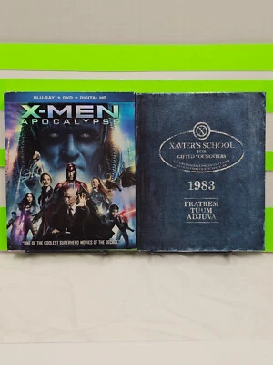 X-MEN APOCALYPSE TARGET EXCLUSIVE XAVIER'S SCHOOL 1983 YEARBOOK EDITION BLU RAY - Image 1 of 4