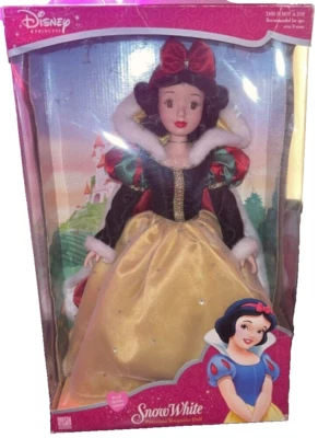 Disney Princess Royal Holiday Snow White 2003 Collector Porcelain Doll-Brand New - Image 1 of 4