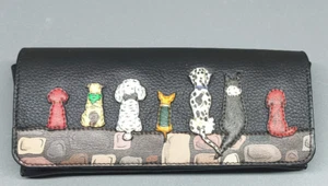 Yoshi of Lichfield dogs leather glasses case NEW - Picture 1 of 4