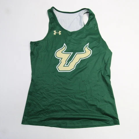 South Florida Bulls Under Armour Sleeveless Shirt Women's Dark Green Used Cover