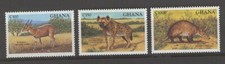 [ZZC-029] – Ghana - 1994  Fauna  3 val.   ** MNH