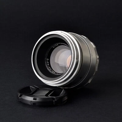 RARE SILVER Helios 44-2 (f/2, 58mm). Serviced. Bokeh portrait soviet lens M42 - Image 1 of 4