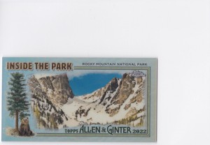 2022 Allen & Ginter Chrome Inside The Park Mini #4 Rocky Mountain National Park