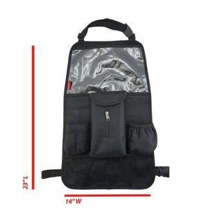 K-Cliffs Car Backseat Organizer, Kick Mat for Tablet w/Wippie Holder - Picture 1 of 4