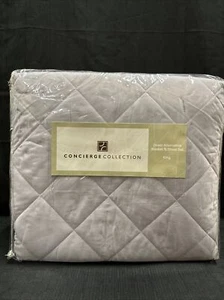 Concierge Collection Down Alternative Blanket & Sheet Set KING Lavender Purple - Picture 1 of 7