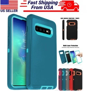 For Samsung Galaxy S10 5G S10e S9 S8 Plus Case Clear Heavy Duty Shockproof Cover - Picture 1 of 50