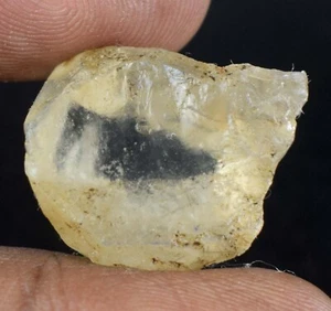 31,70 ct natürlicher gelbgoldener Topas 22 x 18 mm Edelstein grob zertifiziert E6238 - Bild 1 von 9