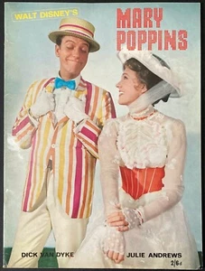 Mary Poppins ORIGINAL UK Movie Brochure Julie Andrews Walt Disney 1964 - Imagen 1 de 5
