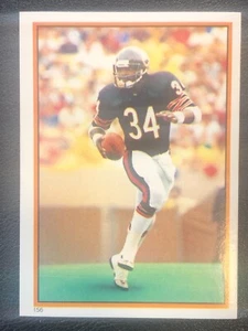Walter Payton Chicago Bears 1985 Topps Sticker Football Card #156 - Picture 1 of 2