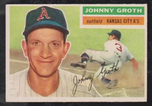 Béisbol Topps 1956 espalda gris #279 Johnny Groth casi nuevo nítido **** envío gratuito **** - Imagen 1 de 1