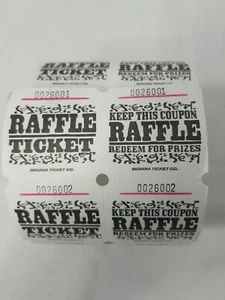 Raffle Tickets : Roll of 1000 - Picture 1 of 2
