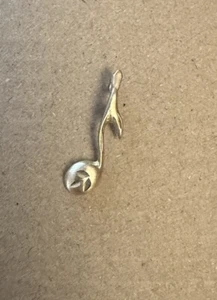 14K Music Eighth Note Musical Symbol Charm/Pendant Yellow Gold - Picture 1 of 4