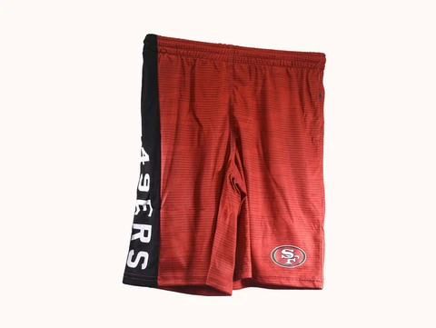 San Francisco 49ers Children's Kids Youth Size Official NFL Athletic Shorts New Cover