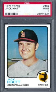 1973 Topps #402 PSA 9 Jack Hiatt Angels 402 - Picture 1 of 2