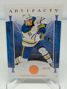 2022-23 Upper Deck Artifacts #47 Henri Jokiharju Orange #'d 55/75 Buffalo Sabres - Bild 1 von 2