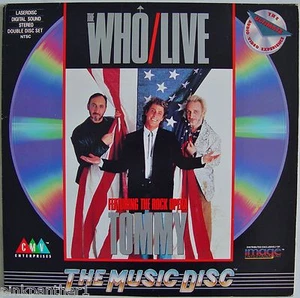 The WHO LIVE featuring The Rock Opera TOMMY Phil Collins Elton John LASERDISC - Picture 1 of 5