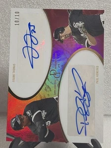2025 Topps Dynamic Duals Frank Thomas/Paul Konerko Auto Red 10/10 #13C White Sox - Picture 1 of 7