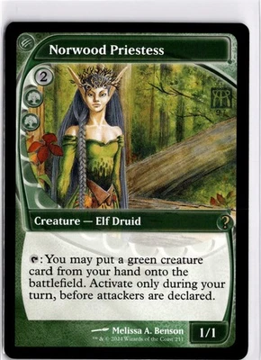 MTG MB2 Norwood Priestess (Future Sight) R 211 NM Scan Pack Fresh - Image 1 of 2
