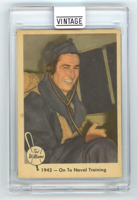 1959 Fleer #20 Ted Williams :1942-On To Naval Training - HOF - Image 1 of 2