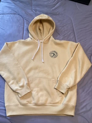 Винтажная толстовка с капюшоном Billabong желтая размер средний - Изображение 1 из 4