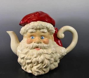 Rare Vintage Department 56 SANTA CLAUS TEAPOT/COOKIE JAR, Large 10'" x13" - Picture 1 of 9
