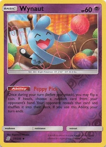 Wynaut SM - Unified Minds 77/236- NM - Reverse Holo - Picture 1 of 2