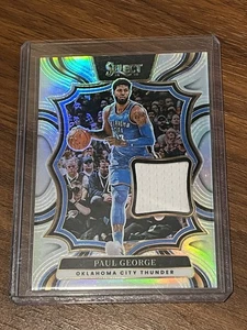 Parche Prizm plateado 2024-25 Panini Select Paul George #TM-PGE OKC Thunder - Imagen 1 de 2
