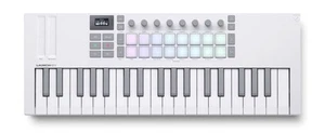 Novation Launchkey Mini 37 MK4 White 37-key MIDI Ableton Keyboard Controller - Picture 1 of 10