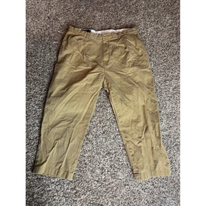 Polo Ralph Lauren Andrew Hose Herren Khaki Plissee Baumwolle Chino Hose 36x24 - Bild 1 von 8