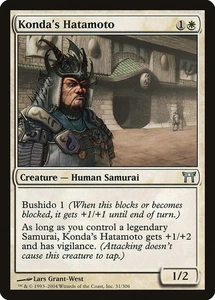 1x Konda's Hatamoto - LP - Kamigawa Block - SPARROW MAGIC - Picture 1 of 1