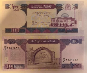Afghanistan 100 Afghani 2019 Prefix 99 Replacement UNC - Picture 1 of 1