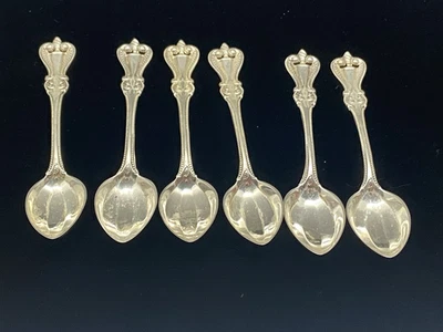 Ложка Demitasse 6 Towle Old Colonial из чистого серебра - 3 7/8 дюйма - Изображение 1 из 4