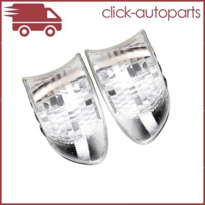 2pcs for 1999-2001 BMW 7-Series E38 LH+RH White Corner Lights Parking Lamps Foto 1 de 4
